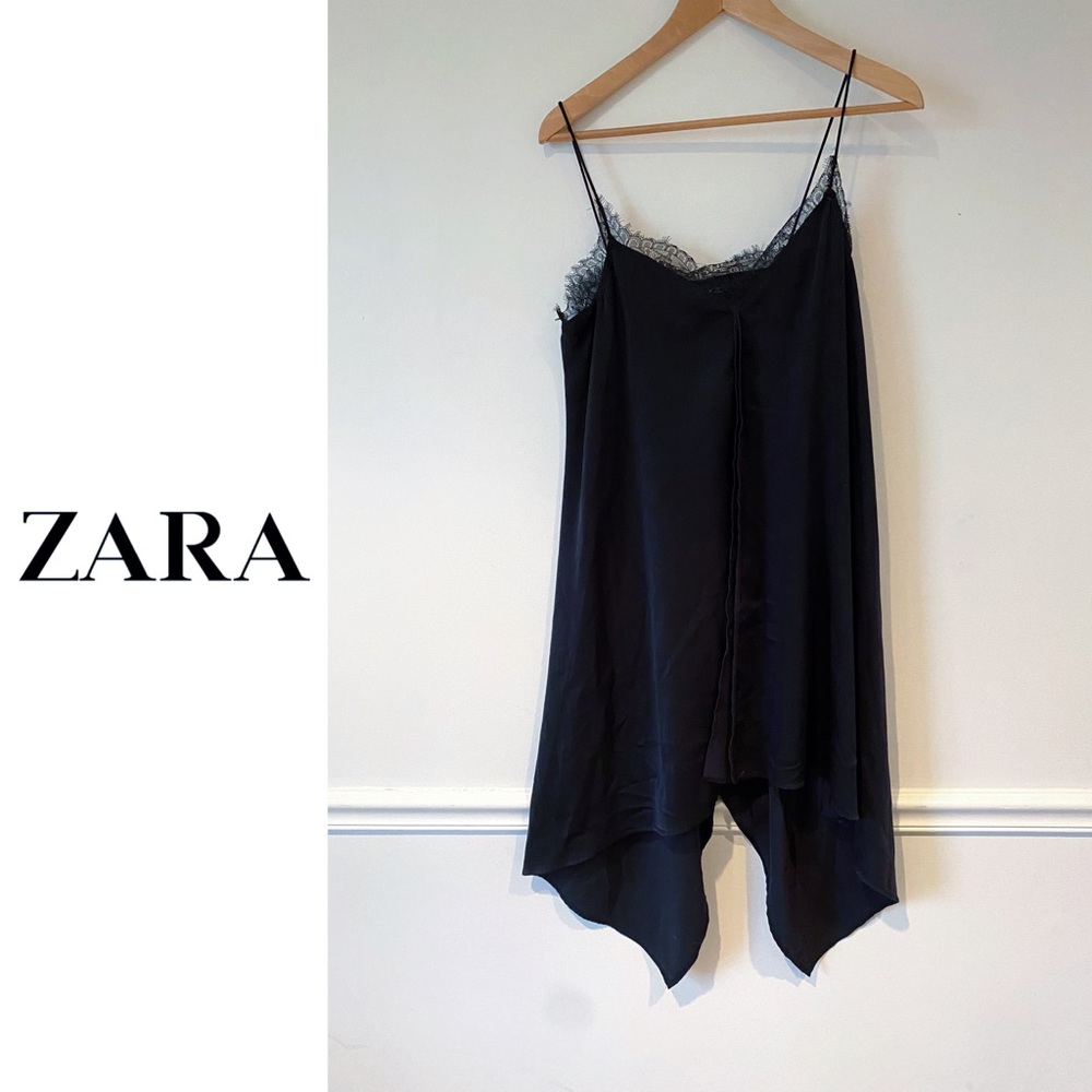 Lace + Satin Slip Dress